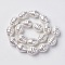 Shell Pearl Beads Strands, Oval, Seashell Color, 21.5~23x17~18mm, Hole: 1mm, about 18pcs/strand, 15.9 inch(40.5cm)