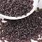 MIYUKI Round Rocailles Beads, Japanese Seed Beads, (RR2400) Transparent Dark Topaz, 8/0, 3mm, Hole: 1mm, about 2111~2277pcs/50g