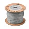 Nylon Threads, Silver, 0.6mm, about 109.36 yards(100m)/roll
