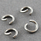 Tarnish Resistant 304 Stainless Steel Jump Rings, Open Jump Rings, Stainless Steel, 22 Gauge, 4x0.6mm, Inner Diameter: 2.8mm