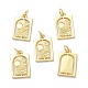 Латунные подвески&nbsp;KK-L206-017G-1
