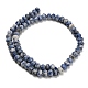 Натуральное синее пятно нитки из бисера яшмы&nbsp;G-Z111-A32-5
