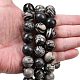 Бусины из натурального черного камня&nbsp;G-L648-A11-16mm-2
