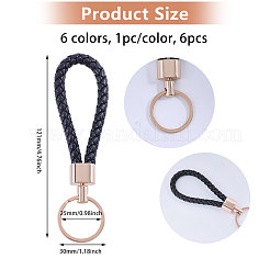 6шт 6 цвета кайчианс из искусственной кожи&nbsp;KEYC-CA0001-56