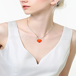 40шт 10 цвета прозрачные подвески из смолы&nbsp;RESI-LP0001-46