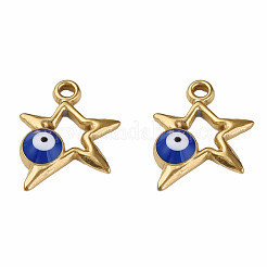 Подвески из нержавеющей стали 304 с эмалью&nbsp;LS-STAS-N087-51-03G