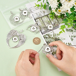 6шт 6 стиля подвеска из сплава с защелкой&nbsp;FIND-PH0010-87