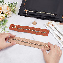 4 шт. 4 цвета pu кожа молния швейная фурнитура&nbsp;FIND-WR0011-72