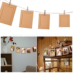 5 набор из 5-х стилей прямоугольных фоторамок из коровьей бумаги&nbsp;DIY-CJ0002-66