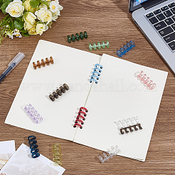 52 шт. 13-цветные пластиковые папки с 5 отверстиями для свободного переплета&nbsp;DIY-MA0006-76