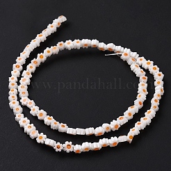 Ручной работы стеклянная бусина тысячецветник нитей&nbsp;LAMP-J035-4mm-73