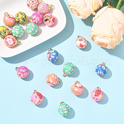 Кулоны из полимерной глины ручной работы 20шт.&nbsp;CLAY-YW0002-55