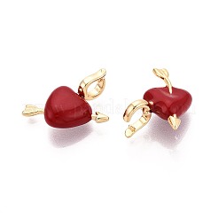 Латунь эмаль подвески&nbsp;KK-T072-20G