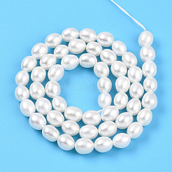 Нити из натурального культивированного пресноводного жемчуга PEAR-N012-05-2A