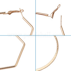 Серьги железным обручем&nbsp;EJEW-TA0010-07