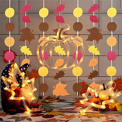 2 сумка 2 стиля фетровые поздравительные баннеры на тему Дня благодарения&nbsp;HJEW-SP0001-29