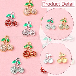 12шт 6 цвета подвески из сплава с покрытием стойки&nbsp;FIND-FS0003-11