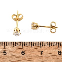 Серьги-гвоздики из нержавеющей стали 304&nbsp;EJEW-I229-03G-A