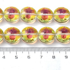 Гальванизируйте прозрачное стекло бисер нитей&nbsp;EGLA-M032-01A-HR01