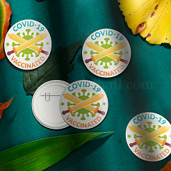 Брошь из белой жести&nbsp;JEWB-WH0012-003