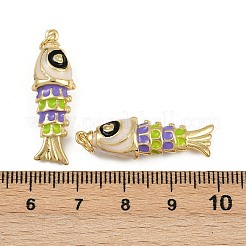 Латунь эмаль подвески&nbsp;KK-L241-23G-04