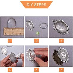 Сделай сам выводы кулона&nbsp;DIY-NB0001-37