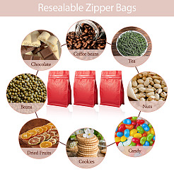 10 шт. БОПП и алюминизированный ПЭТ и полиэтиленовые пакеты для кофе с застежкой-молнией и клапаном&nbsp;ABAG-TA0001-93B