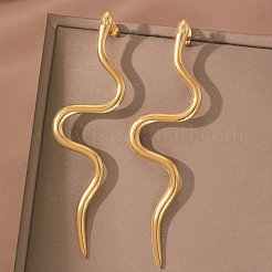 Серьги-гвоздики из нержавеющей стали 304&nbsp;EJEW-Z122-01G