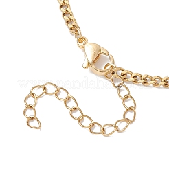 Изготовление браслета из витой цепи из нержавеющей стали 304 толщиной 3 мм&nbsp;AJEW-JB01440-01