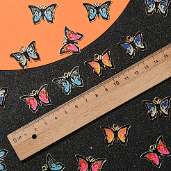 20шт 4 стиля подвески из сплава с эмалью&nbsp;ENAM-CJ0004-60