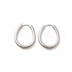 201 серьги-кольца из нержавеющей стали&nbsp;EJEW-Z137-02P-06