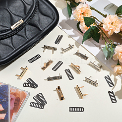 12 сумка 2 цвета цинковый сплав застежки-защелки для сумок&nbsp;DIY-CL0002-39