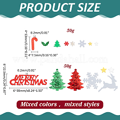 100 г 2 стиля ПВХ пластиковые блестки конфетти&nbsp;FEPA-ME0001-02