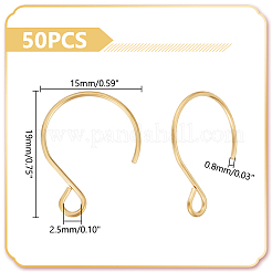 Ионное покрытие (ip) крючки для сережек из нержавеющей стали 304&nbsp;STAS-UN0058-96G