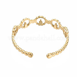 Кольцо-манжета из нержавеющей стали 304 с открытым креплением&nbsp;RJEW-T023-74G