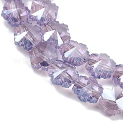 Стеклянные бусины с гальваническим покрытием &nbsp;EGLA-B011-01A-PL04