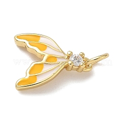 Подвески-рыбий хвост из латуни и эмали&nbsp;KK-B155-13G