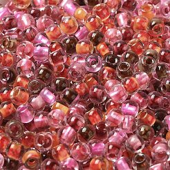 Прозрачный стеклянный круглый бисер&nbsp;SEED-B001-05A-15