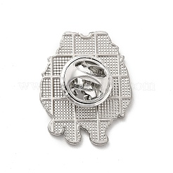 Эмалированная булавка с латунными защелками-бабочками&nbsp;LS-JEWB-A006-01I