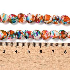 Нити из синтетических бирюзовых бусин&nbsp;TURQ-P002-01A-07