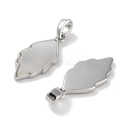 Подвески из латуни из натуральных ракушек&nbsp;KK-C051-16P