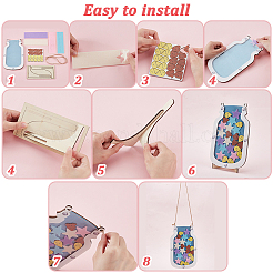 Деревянные персонализированные банки для наград в форме звезд&nbsp;AJEW-WH0609-419