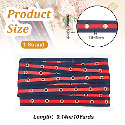 Хлопковая лента «елочка»&nbsp;SRIB-WH0011-067A