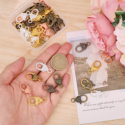 42 шт. 6 цвета сплава застежки-клешни омара&nbsp;FIND-CA0009-84