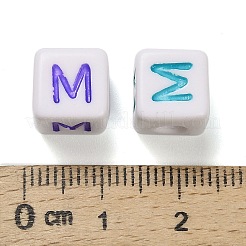 Непрозрачные акриловые бусины&nbsp;OACR-I022-01M