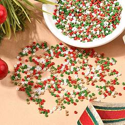 4 цвет 11/0 рождественских круглых бисерных бусин Miyuki&nbsp;SEED-X0058-19
