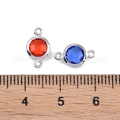 Шармы-соединители из латуни с паве из кубического циркония&nbsp;KK-K351-29P