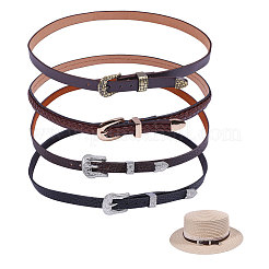 4 шт. 4 стиля резинки для шляп из искусственной кожи&nbsp;DIY-CA0007-59