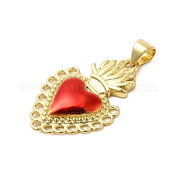 Латунь эмаль подвески&nbsp;KK-P303-08B-G