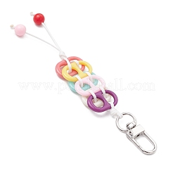 Акриловые овальные подвесные украшения&nbsp;HJEW-TA00335